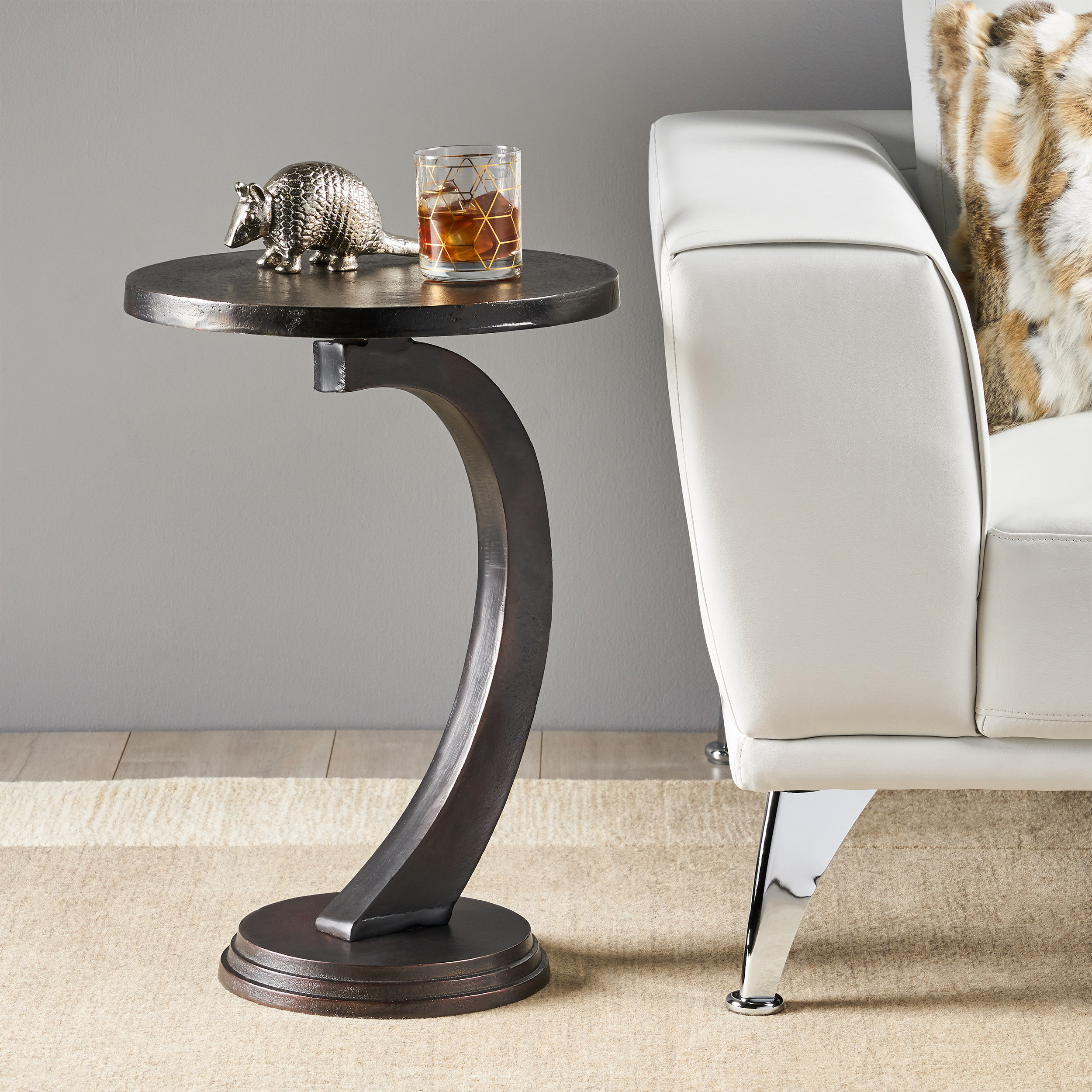 World Menagerie Abstract End Table Reviews Wayfair