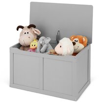 grey toy box large