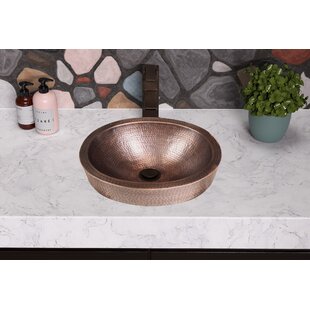 Rustic Bronze Copper Bathroom Pan Panning Sink Toilet Washbasin Bowl Wash Basin 