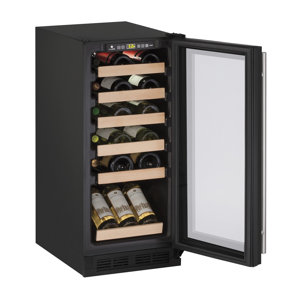 24 Bottle 1000 Series Single Zone Built-in Wine Cellar by U-Line
