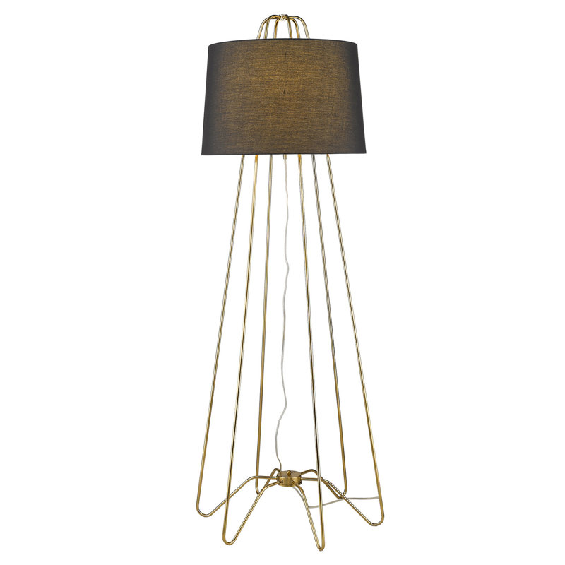 wayfair copper floor lamp
