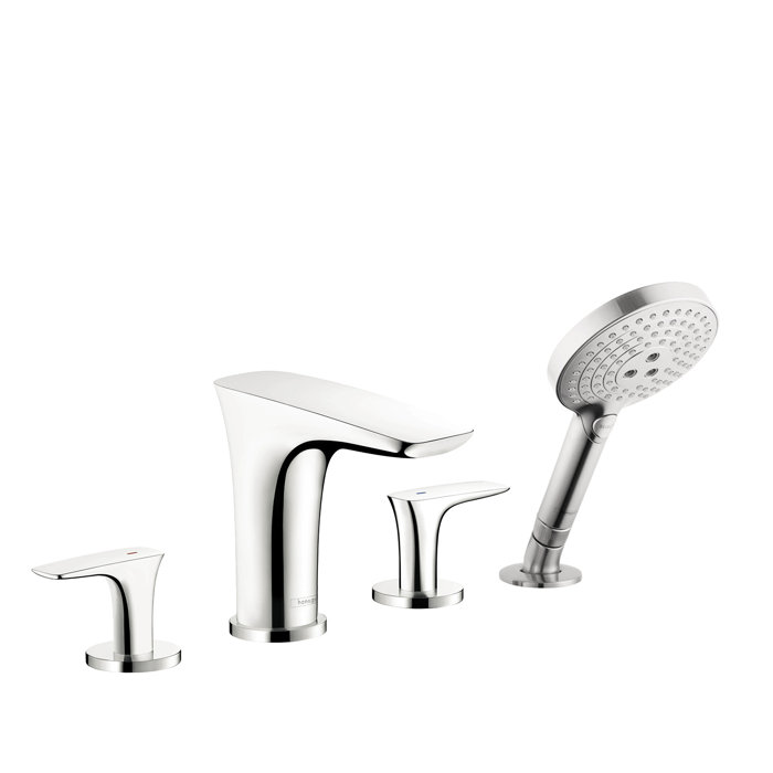 Hansgrohe Puravida Avantgarde Double Handle Deck Mounted Roman Tub