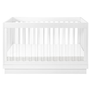 small white baby crib