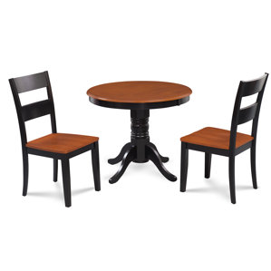 Cedarville Elegant 3 Piece Wood Dining Set by Al..
