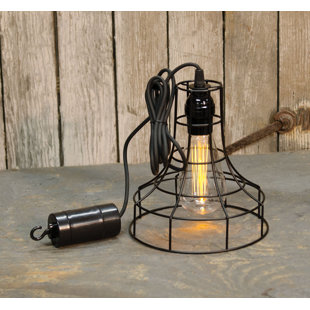 Battery Operated Pendant Light Wayfair Ca Lupine Hanging Battery Cage Timer 1 Light Dome Pendant