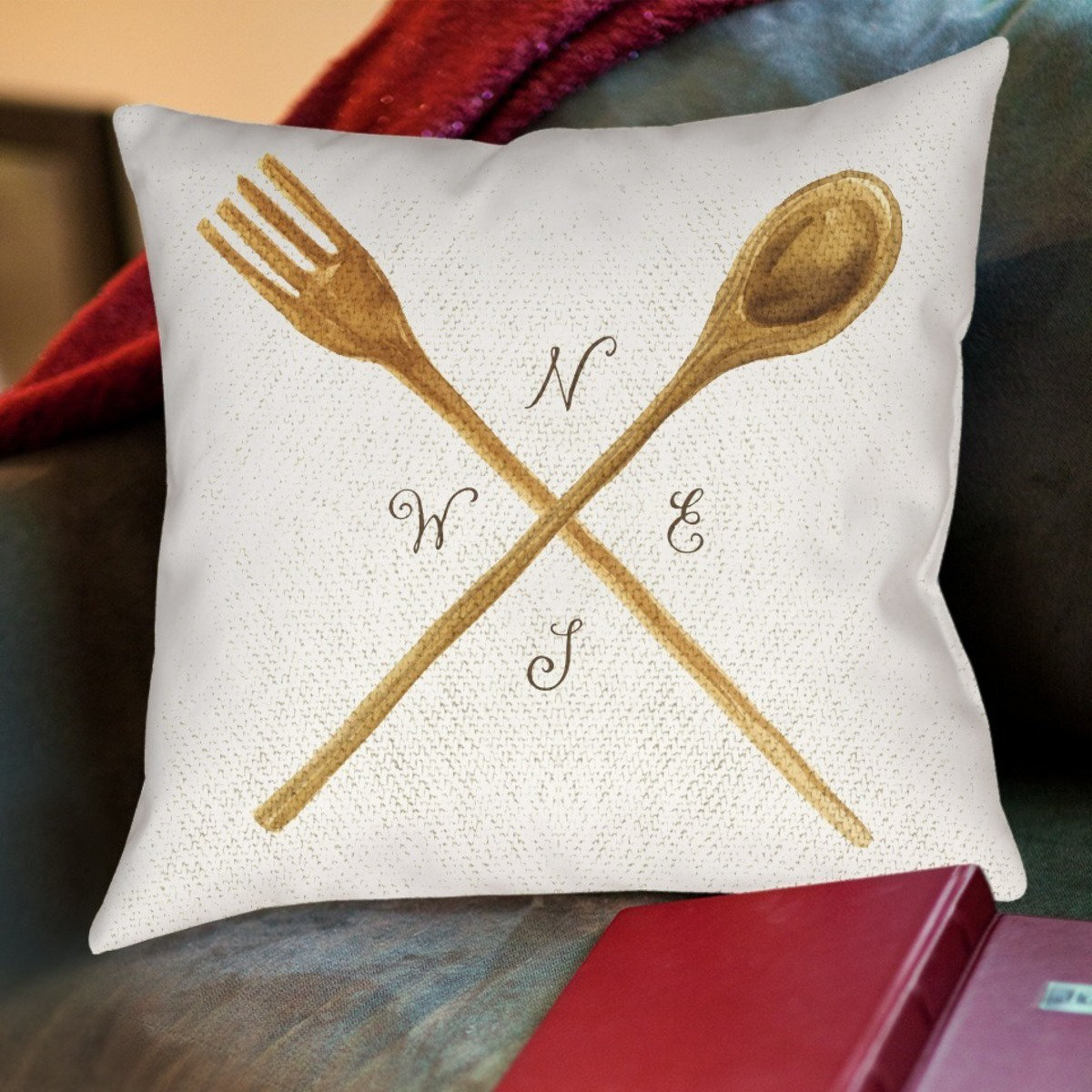 kitchen throw pillows