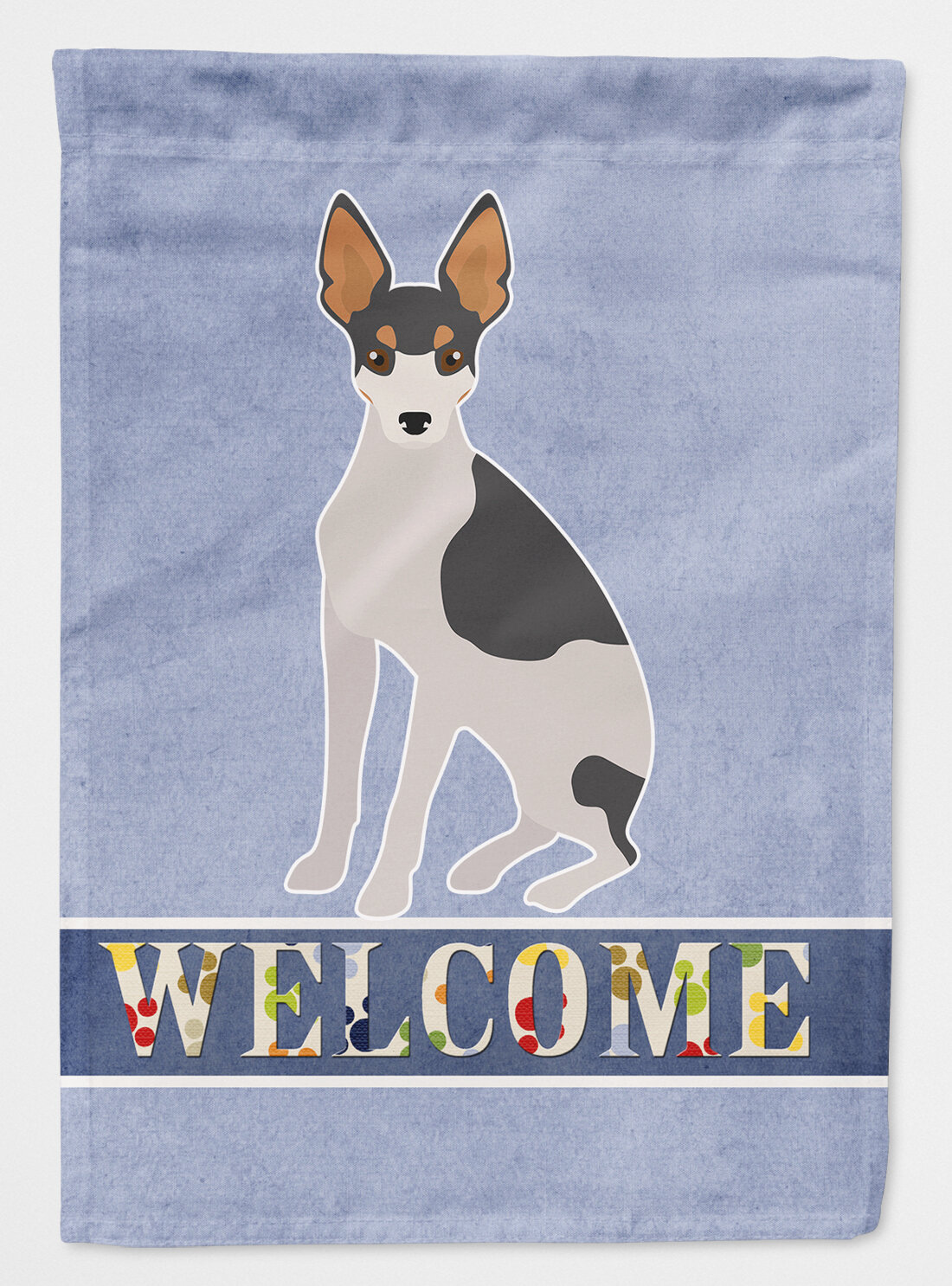 Caroline S Treasures Miniature Fox Terrier 2 Welcome 2 Sided Polyester 40 X 28 In House Flag Wayfair