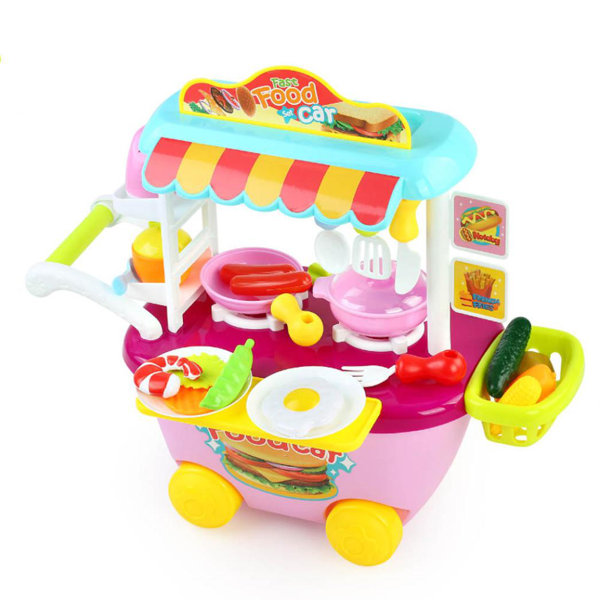 trolley kitchen set for girl