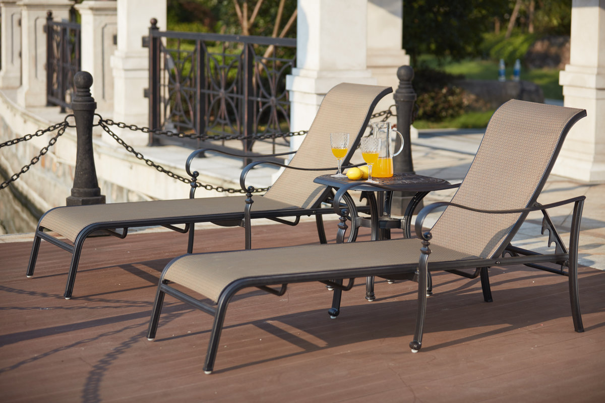 Darlee Mountain View 3 Piece Chaise Lounge Set & Reviews Wayfair