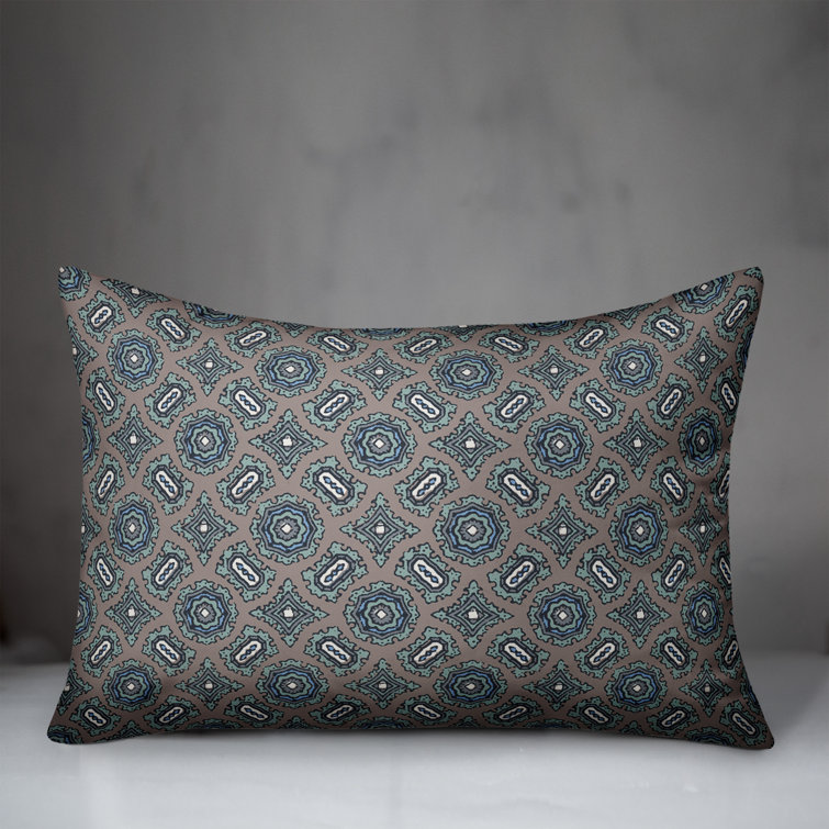 patterned lumbar pillow