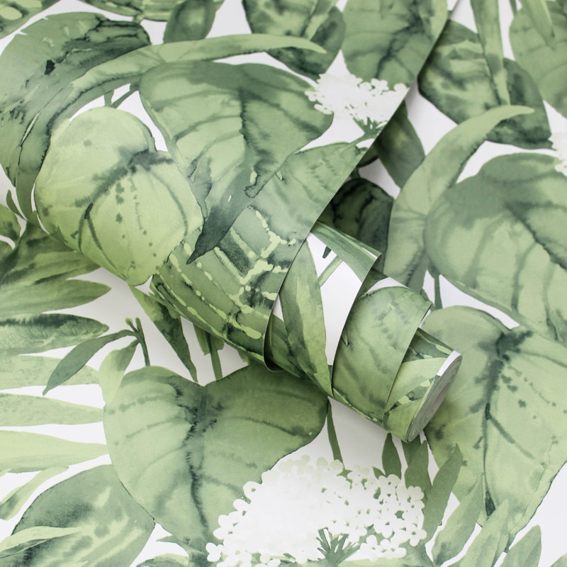 Genevieve Tropical Jungle 33 L X 20 5 W Peel And Stick Wallpaper