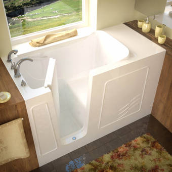 Therapeutic Tubs Aspen 60 X 32 Walk In Soaking Bathtub Wayfair