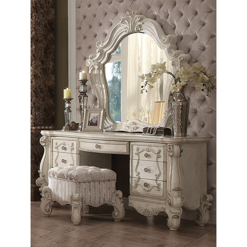 Astoria Grand Welton Vanity Set With Mirror Reviews Wayfair