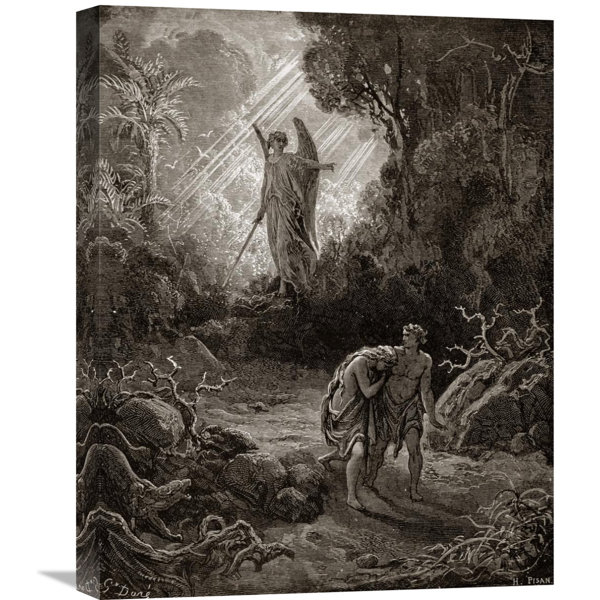 Global Gallery Adam And Eve The Expulsion From The Garden From
