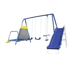 toddler swing set with trampoline