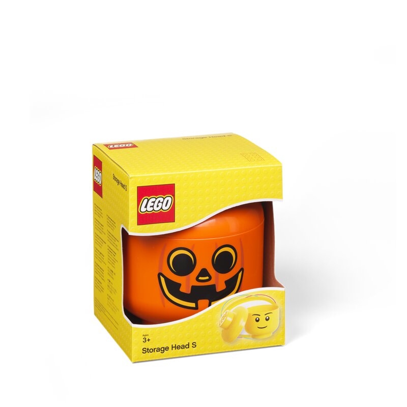 lego pumpkin storage head