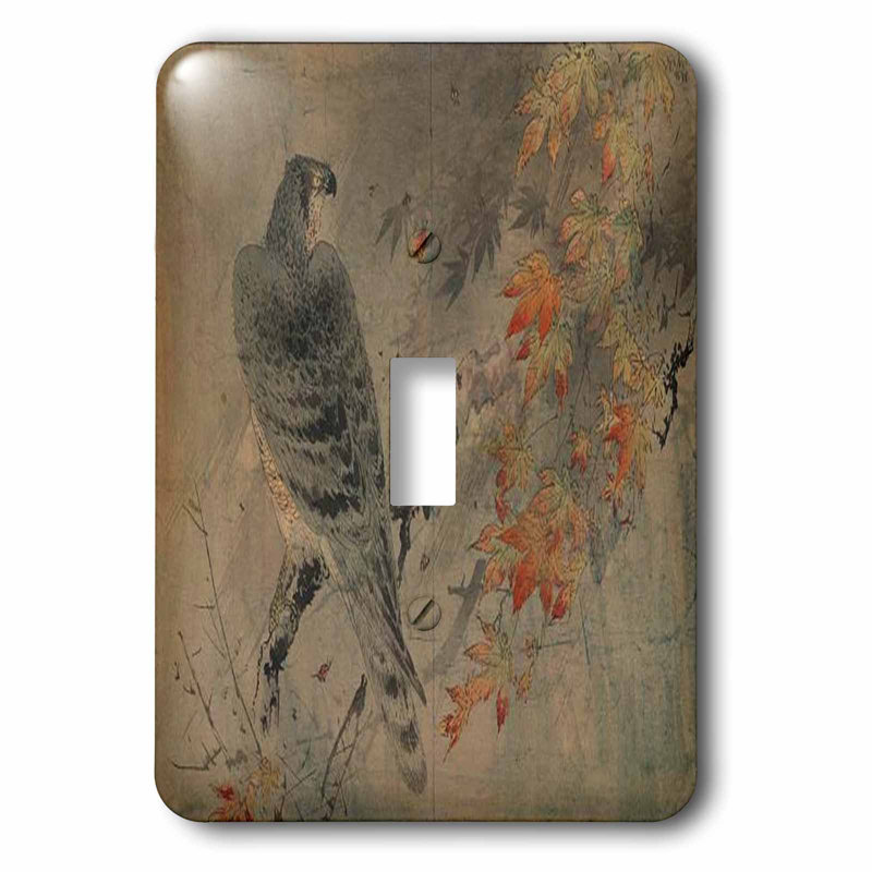 3drose Japanese Bird Floral Art 1 Gang Toggle Light Switch Wall Plate Wayfair