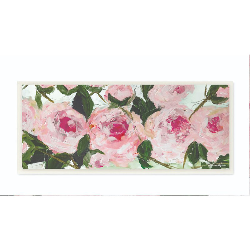 House Of Hampton Abstract Flower Bush Painting Graphic Art On
