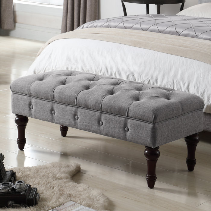 Ophelia Co Suellen Tufted Upholstered Bedroom Bench Reviews
