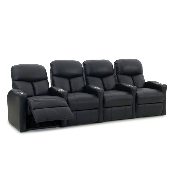 Latitude Run Home Theatre Recliner Row Of 4 Reviews Wayfair Ca