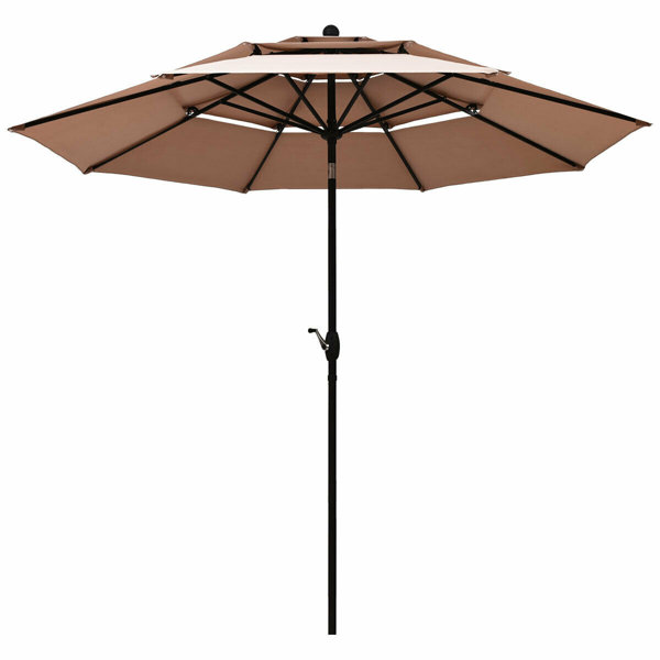 Double Vented Patio Umbrella Wayfair Ca