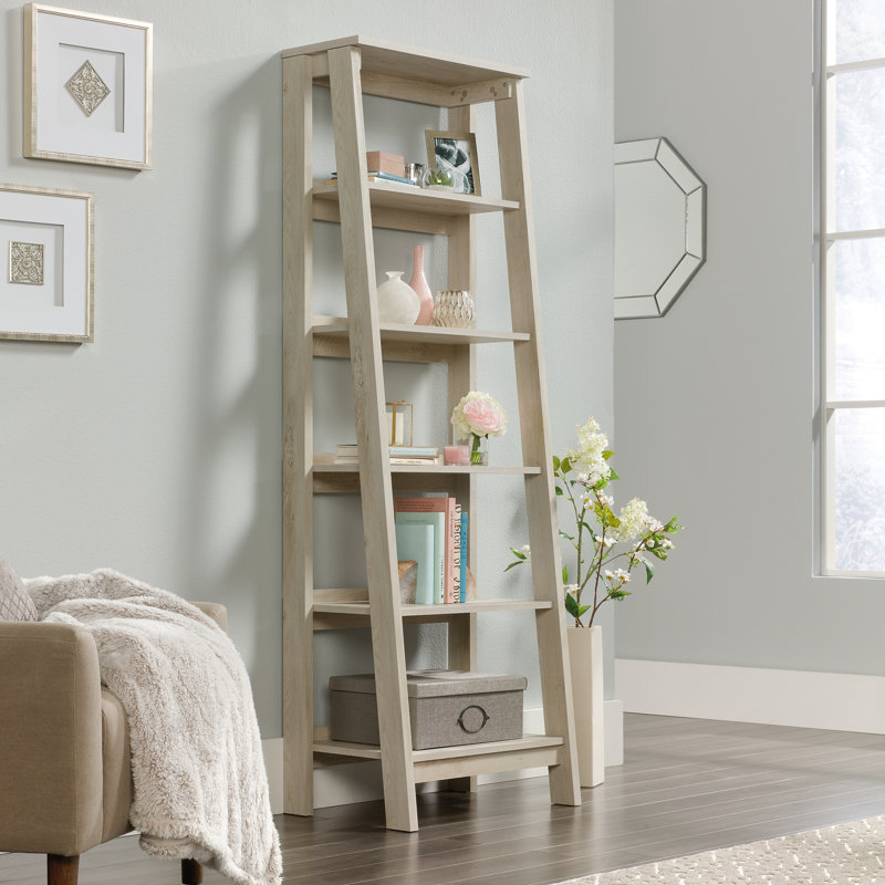 ladder bookcase makeup storage