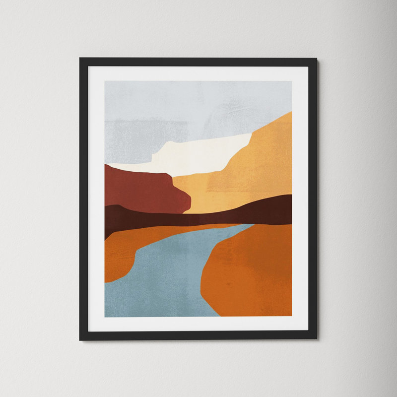 framed abstract wall art