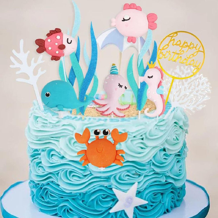 Jintokys Sea Cake Toppers 12pcs Sea Birthday Cake Topper Cupcake Topper Ocean Animals Sea Cake Decorations For Kids Under The Sea Ocean Sea World Theme Birthday Baby Shower Party Supplies Wayfair Ca Jintokys Sea Cake Toppers 12pcs Sea Birthday Cake Topper Cupcake Topper Ocean Animals Sea Cake Decorations For Kids Under The Sea Ocean Sea World Theme Birthday Baby Shower Party Supplies Wayfair Ca