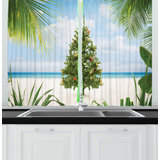 Christmas Kitchen Curtains Wayfair