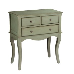 Boudreau 3 Drawer Accent Chest