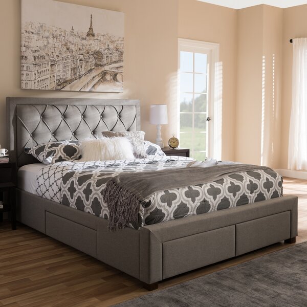 Rosdorf Park Tantallon Storage Upholstered Platform Bed ...