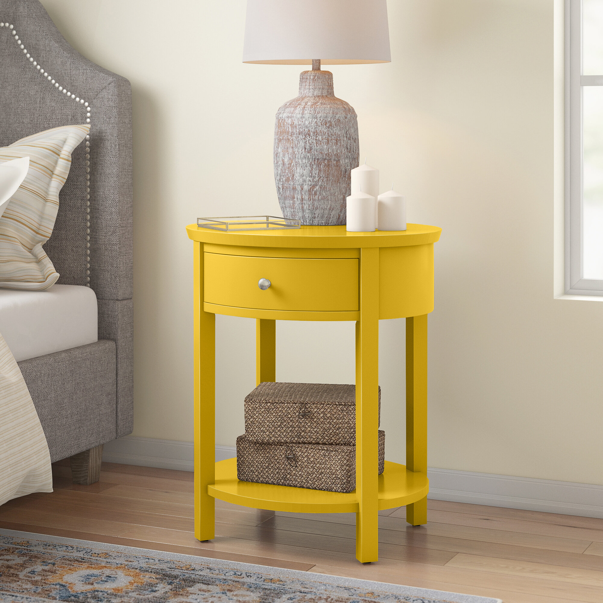 Three Posts Canterbury End Table With Storage Reviews Wayfair