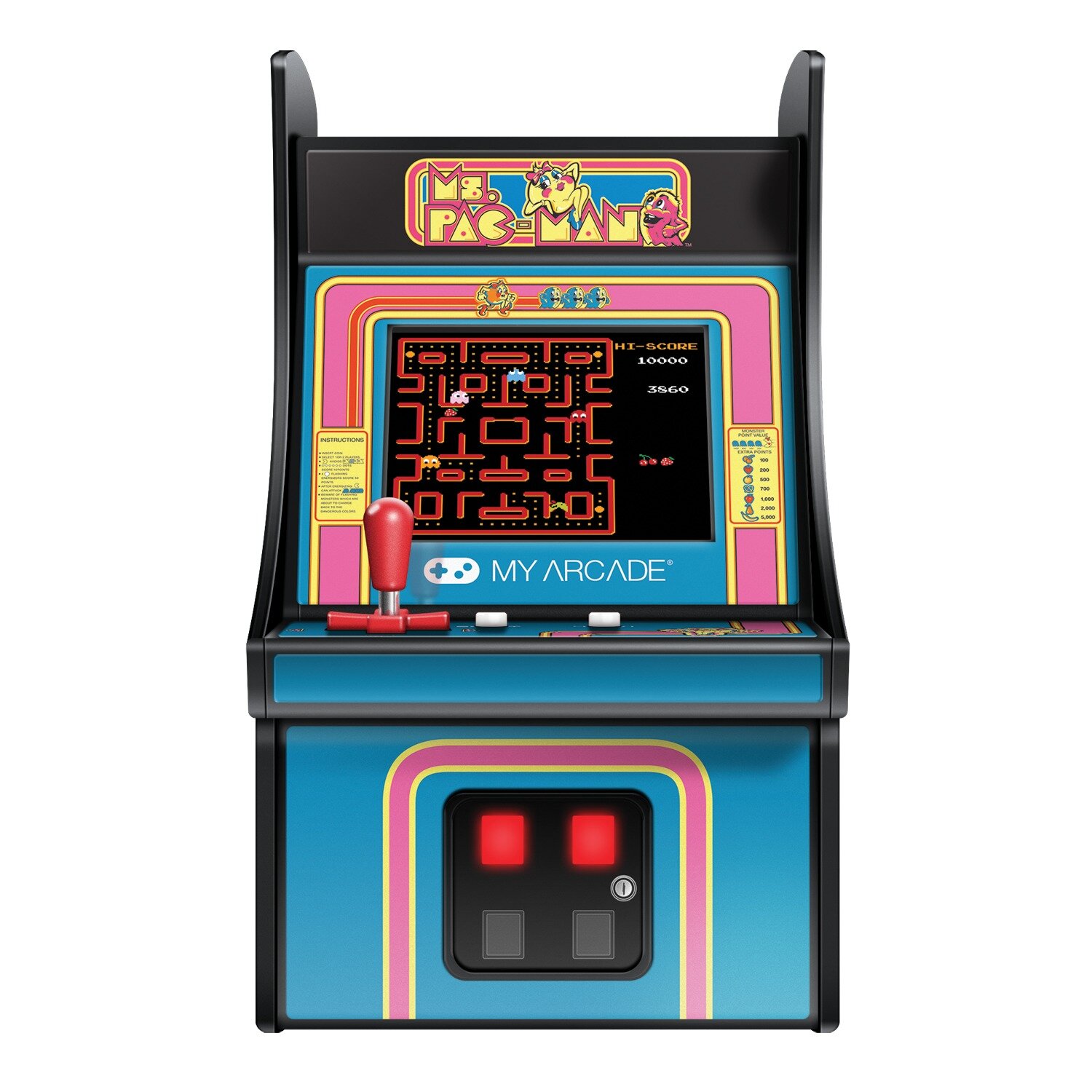 My Arcade Ms Pac Man Micro Player Handheld Game Wayfair Ca