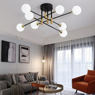 Mifflintown 8 Lights Sputnik Ceiling Light Nordic Hanging Globe Pendant Lamp Fixtures