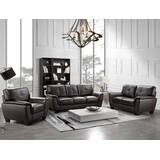 Curran 3 Piece Leather Living Room Set by Darby Home Co