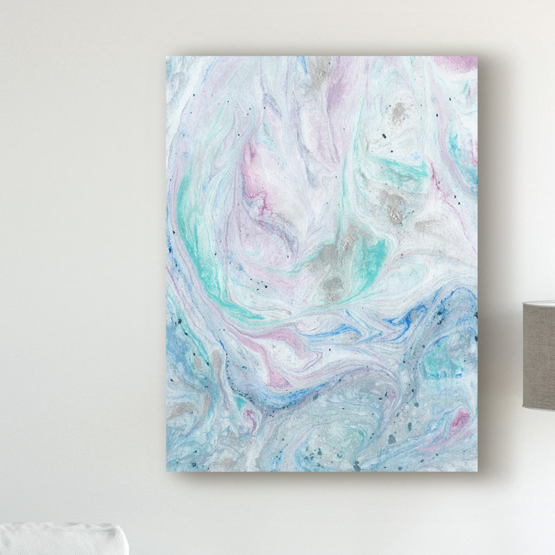 Ebern Designs Marble I Acrylic Painting Print On Wrapped Canvas