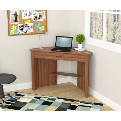 Trule Teen Armstrong 1 Drawer Corner Writing Desk Color Pignetto