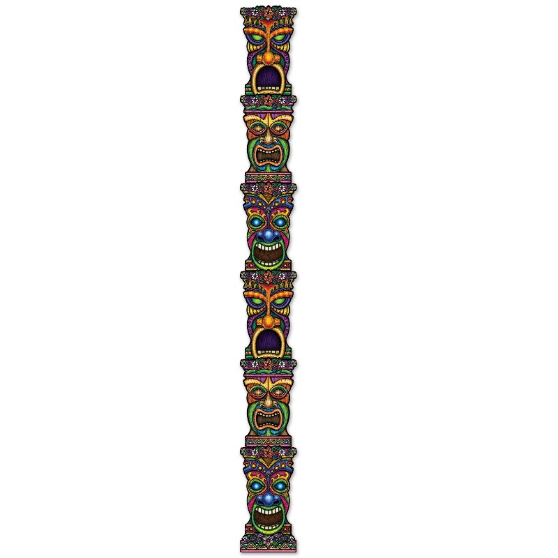 The Beistle Company Jointed Tiki Totem Pole Wall Decor Reviews Wayfair