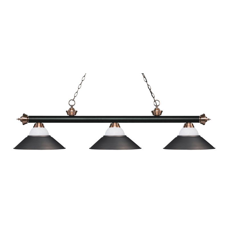 Red Barrel Studio Brynlee 3 Light Pool Table Linear Pendant Wayfair