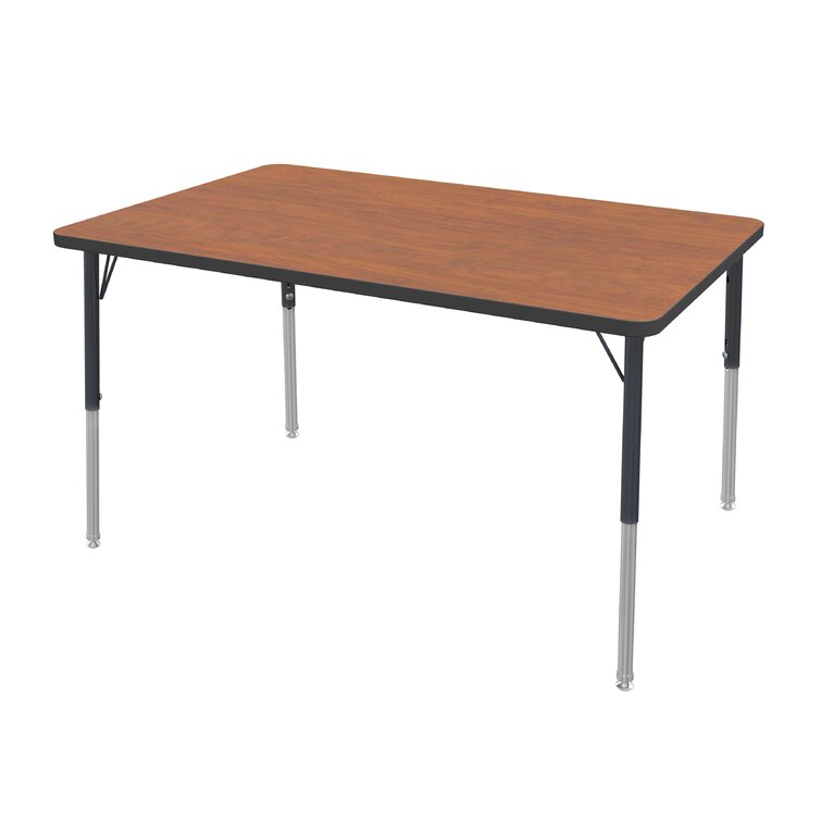 24 x 36 Marco Group MG Series School Table Dry Erase-top/Black-Edge/Black-Leg