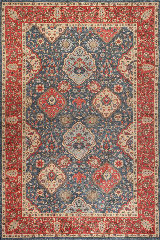 Alto Red Blue Area Rug Reviews Birch Lane Alto Red Blue Area Rug