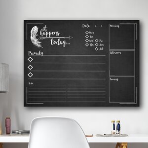 'It Happens Today' Dry Erase Board