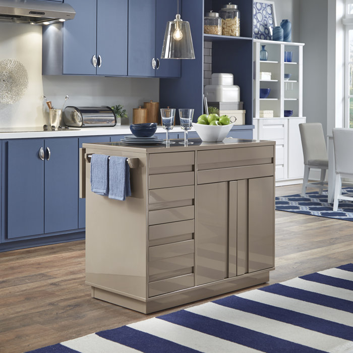 Emblyn Kitchen Island With Granite Top Emblyn Kitchen Island With Granite Top
