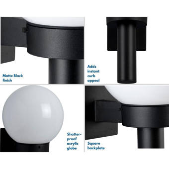 Ebern Designs Chilhowie Outdoor Armed Sconce Reviews Wayfair
