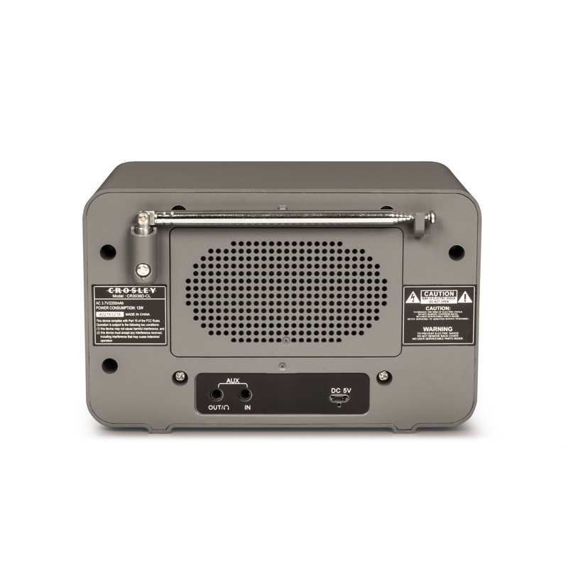 crosley tribute bluetooth radio speaker
