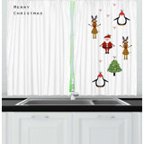 Christmas Kitchen Curtains Wayfair