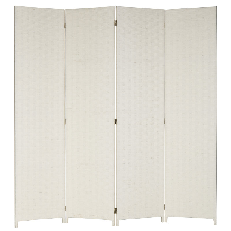 Ebern Designs 78 7 4 Panel Folding Room Divider Wayfair