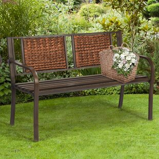 sorrento rattan effect bench