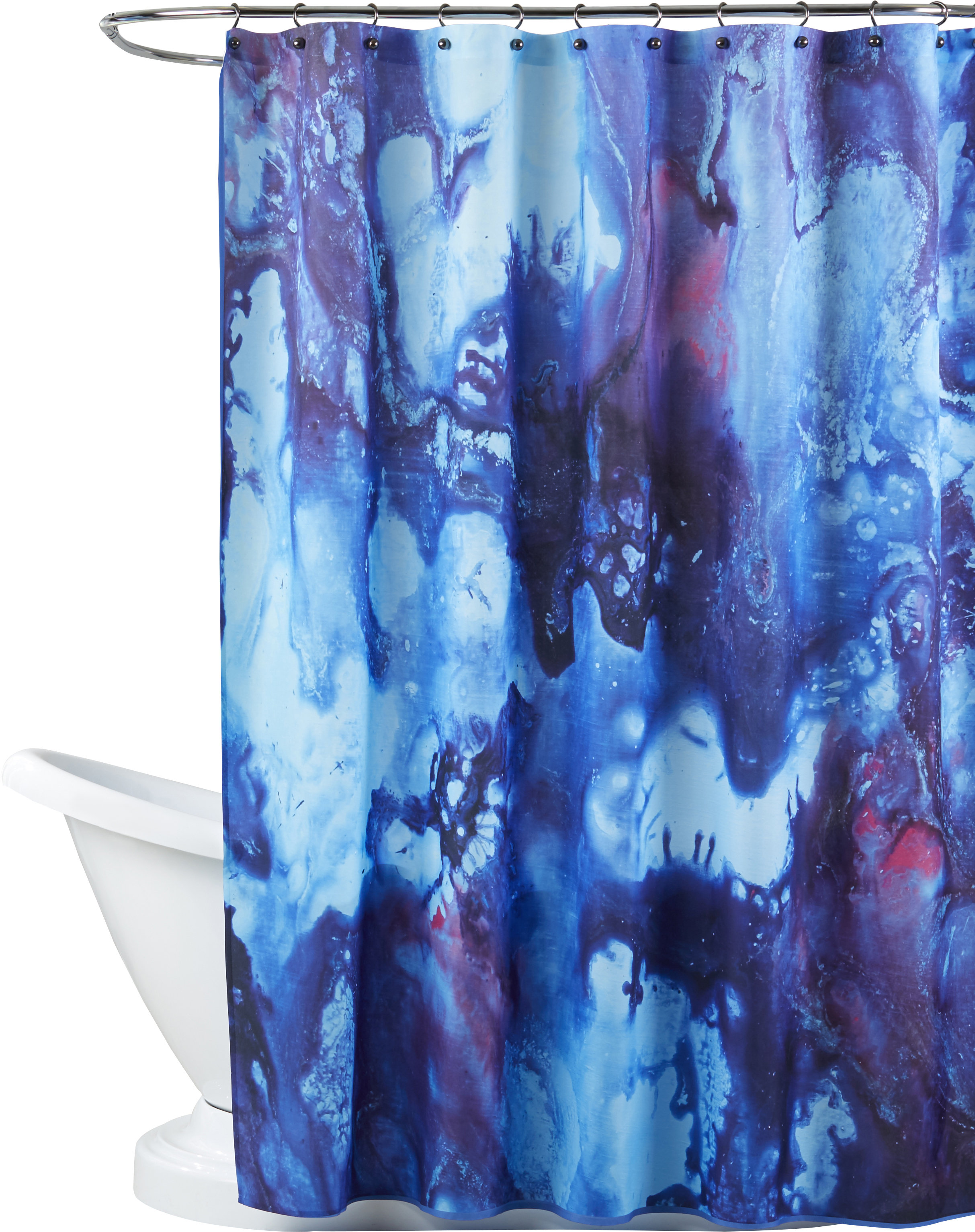 Brayden Studio Deb Mcnaughton Ink Single Shower Curtain Wayfair