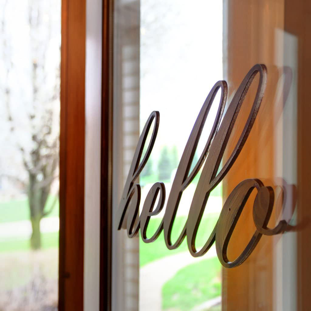 Rosalind Wheeler Hello Wall Décor Wayfair